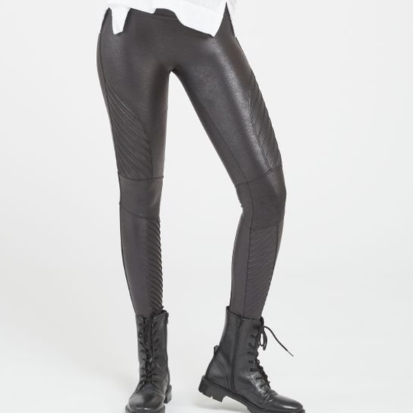 SPANX Pants - SPANX Faux Leather Moto Leggings